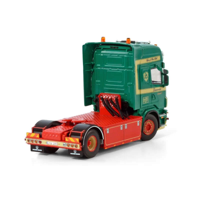 WSI 1:50 Scale Diecast Alloy R4 4X2 Trailer Truck Head Toys Cars Model Classics Adult Collectible Souvenir Gifts Static Display