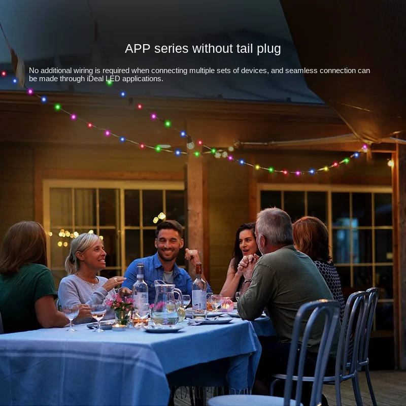 40M 400Led 2024 Christmas Light Smart Bluetooth LED Fairy Festoon Lamp Indoor/Outdoor Decoration For Home Wedding Party Gar