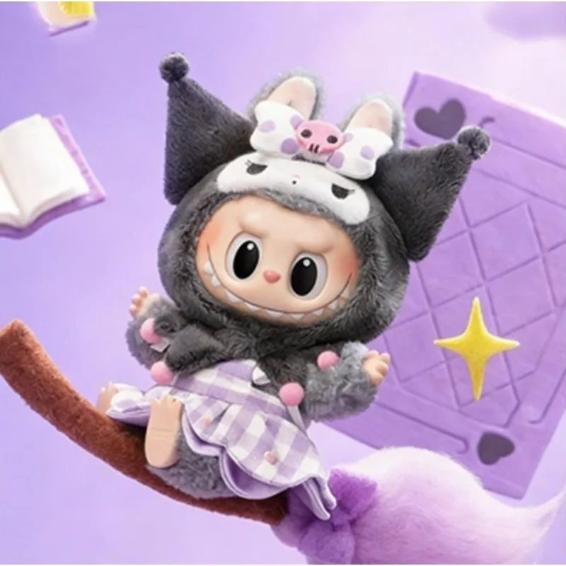 

POP MART THE MONSTERS × Sanrio Family Vinyl Hanging Ornaments Blind Box Decoration Ornament Collection Genuine Surprise Gifts