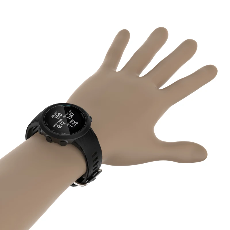 โต๊ะเปลี่ยนวงฝาครอบป้องกันโปร่งใสคุณภาพสูง Soft Tpu Watchband เข็มขัดป้องกันการซีดจางสายรัดข้อมือ Sweatproof