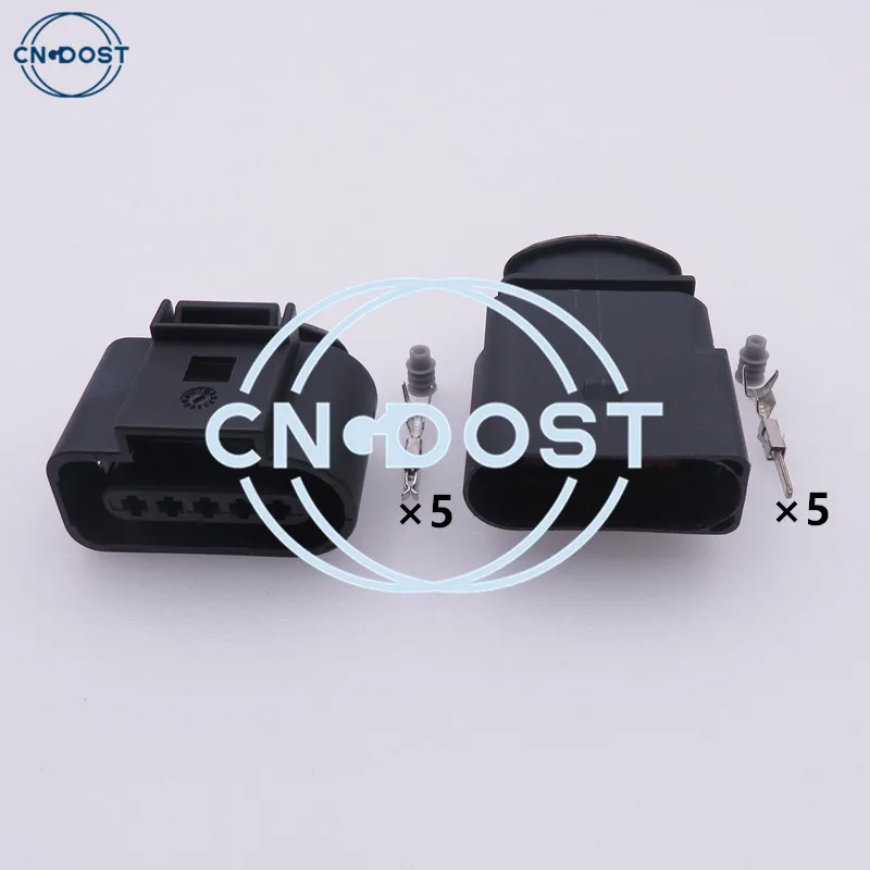 

1 Set 5 Pin 1.5mm Automobile Flowmeter Wire Cable Waterproof Connector AC Assembly For VW Audi 1-969920-1 6N0973805 1J0973705