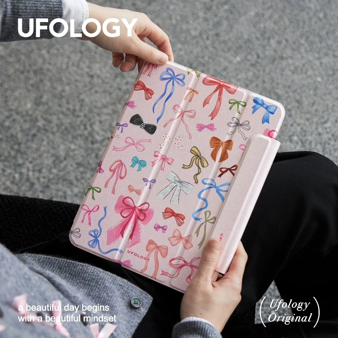 เหมาะสําหรับเคสป้องกัน iPad ชนิดช่องเสียบปากกาเข็มขัดดูดแม่เหล็ก