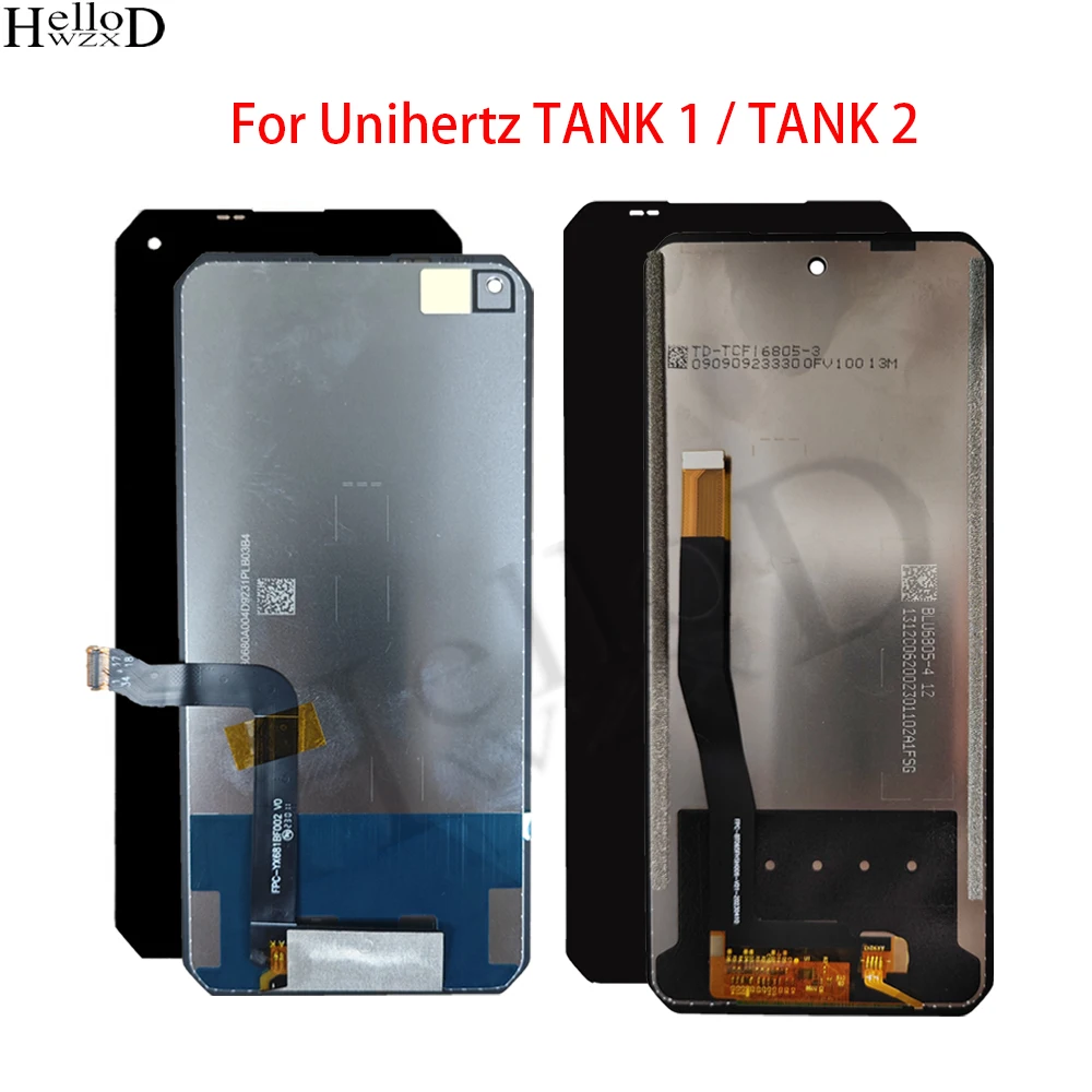 For Unihertz 8848 Tank 1 LCD Display For Unihertz 8849 TANK 2 LCD Display Touch Screen Digitier Assembly Replacement