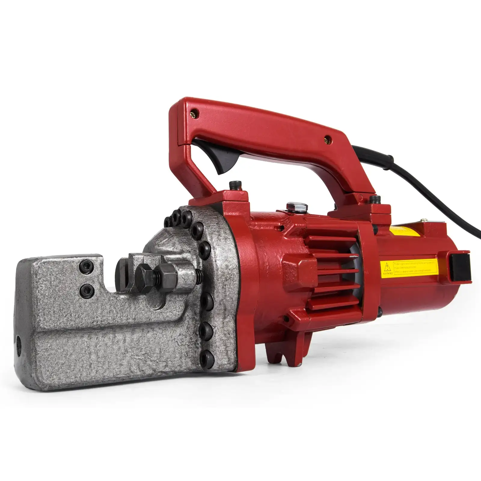 ماكينة قطع حديد التسليح الكهربائية 1250 وات 110 فولت ماكينة قطع حديد التسليح الهيدروليكية المحمولة مع شفرات الفك 3/20 بوصة (4 مم) إلى 3/4 بوصة (20 مم)