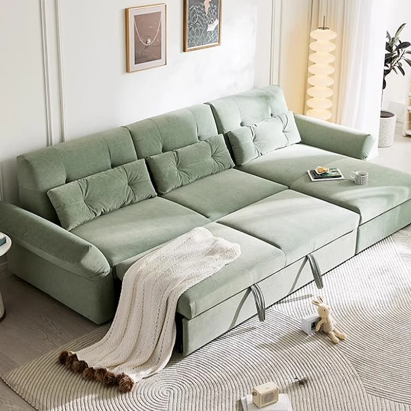 Adjustable Storage Modern Sofa Simple Recliner Large Lazy Puffs Nordic Sofa Puffs Plush Velvet Salon Meuble Home Furniture