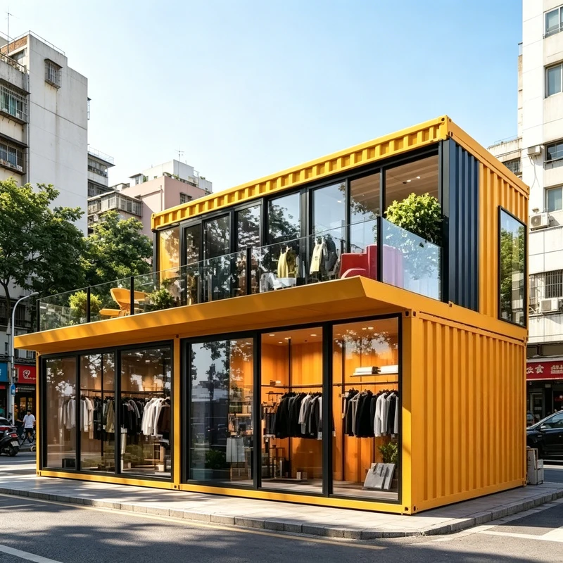 Durable Steel Structure Foldable Prefabricated Container House Portable Modular Home