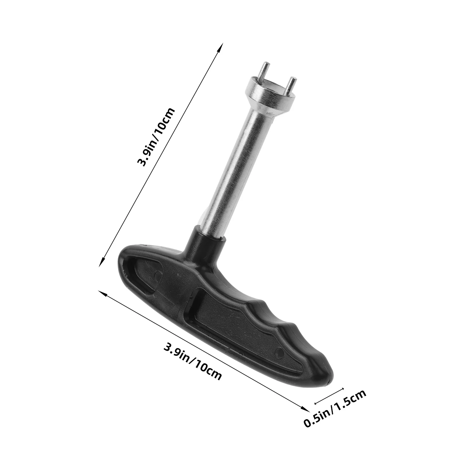 حذاء جولف سبايك وجع محكم T-مقبض سهل الإزالة تركيب المرابط البلاستيكية المعدنية أداة الغولف سبايك مزيل جولف