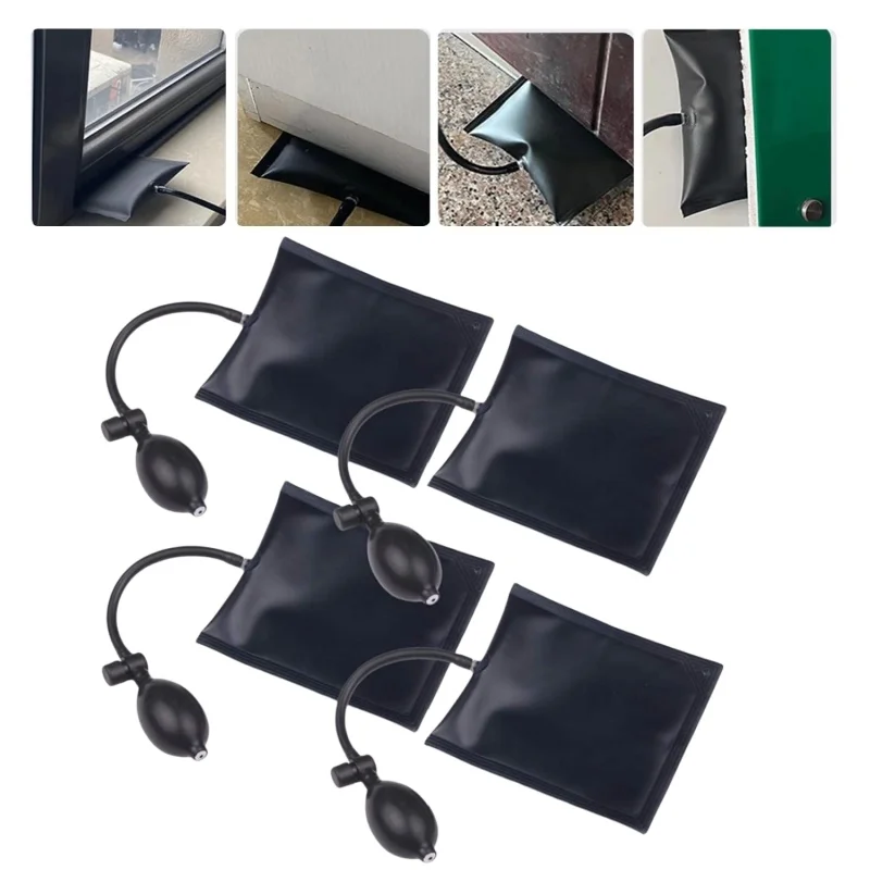4Pcs Luftpumpe Keile Aufblasbare Airbag Shim Tasche Für Auto Tür Fenster Leistungsstarke Installation Ausrichtung Reparatur Werkzeug & Nivellierung kit – Detail 1