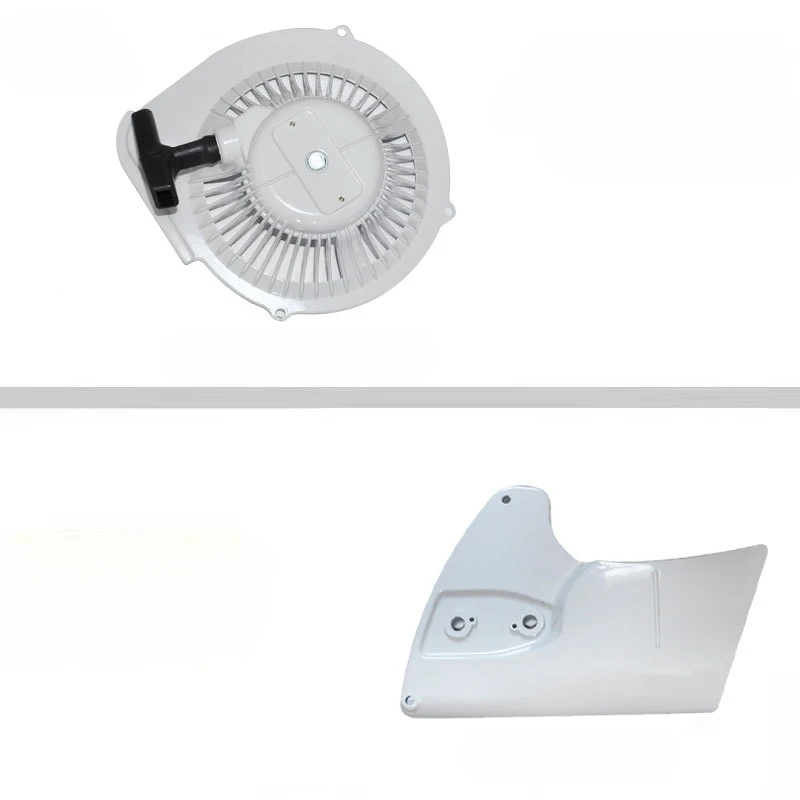 Recoil Starter & Side Cover For STIHL MS070 Gas Chainsaw, High Quality Replacement Spare Parts, Forestry Saw Accessories