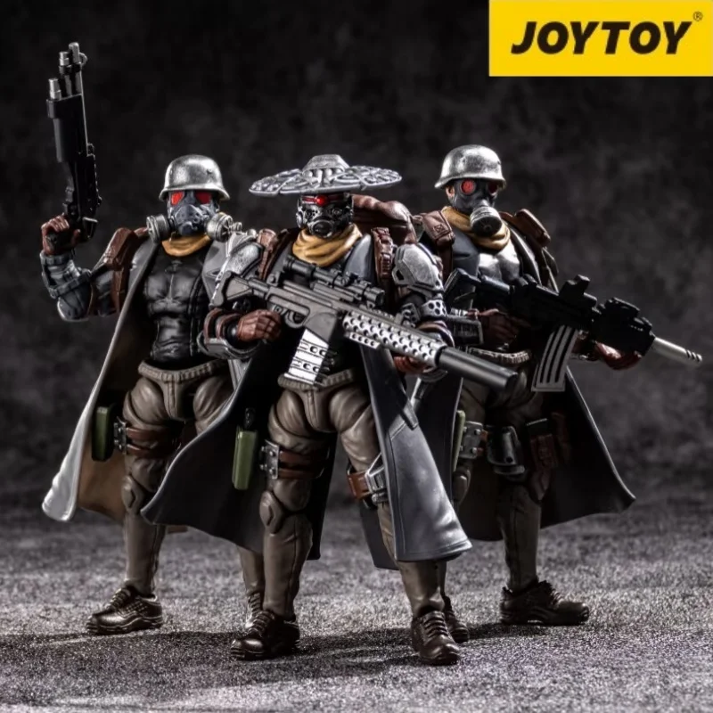 JOYTOY Battle of the Stars 1/18 Scale Action Figures Set - Shadow Jaeger Squad Anime Military Themed Collectible Models