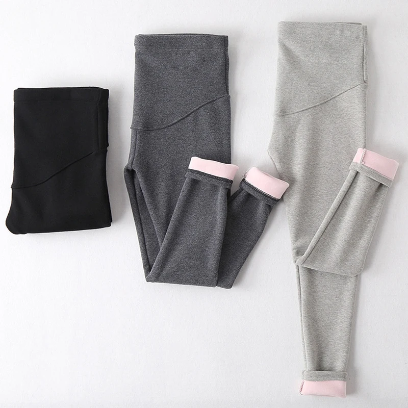 Plus Size Autumn Winter Maternity Pant Velvet Pants For Pregnant Women Maternity Leggings Warm Thickening Pregnancy Trousers