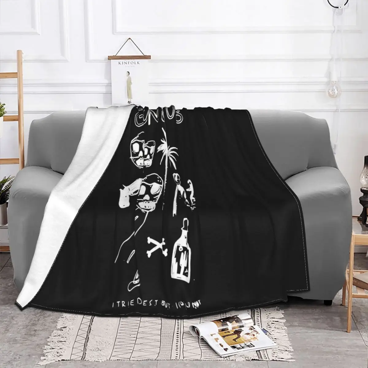 The Gun Club Hardcore Punk Band Gift Quilt Bed Blanket Throw Blanket Blankets And Throws Throw Blanket