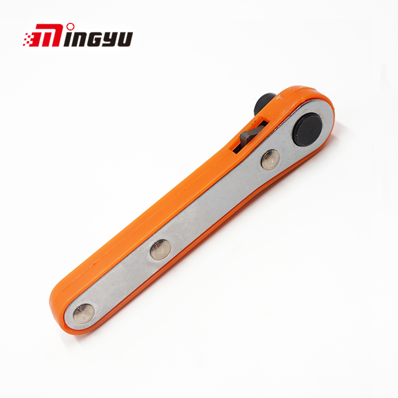  1pc Mini portable Screwdriver Ratchet Handle Adjustable 1/4 inch Hex Drive Bits and Socket Handle for Household Tool 
