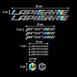 For Lapierre ProRace Stickers Decal Bike Frame Cycle Cycling Bicycle BMX Road Mtb