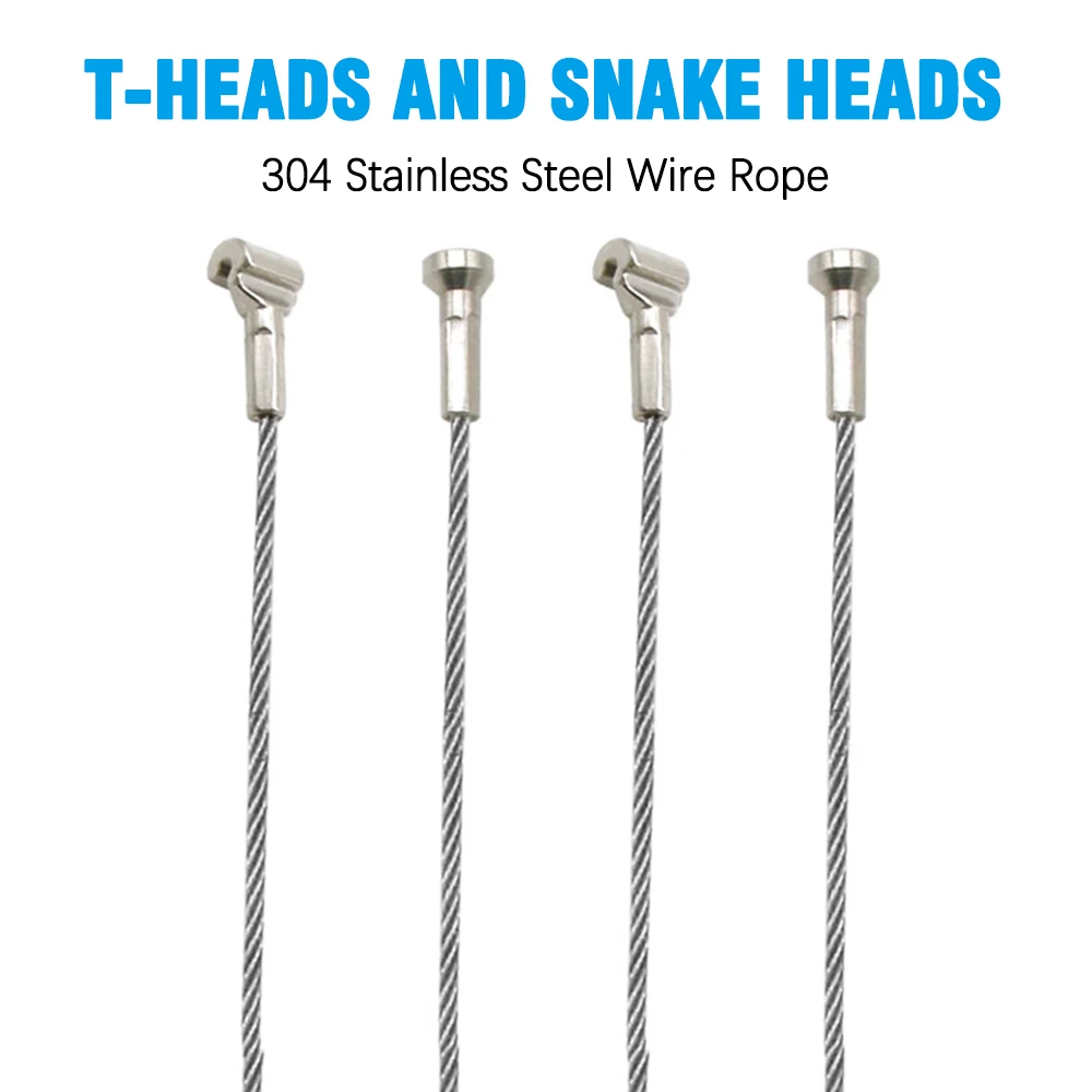 Picture 6: 1.5mm Stainless Steel Wire Rope Kit with Adjustable Hanging Hook Picture Hanging System Suitable for Various Photo Displays