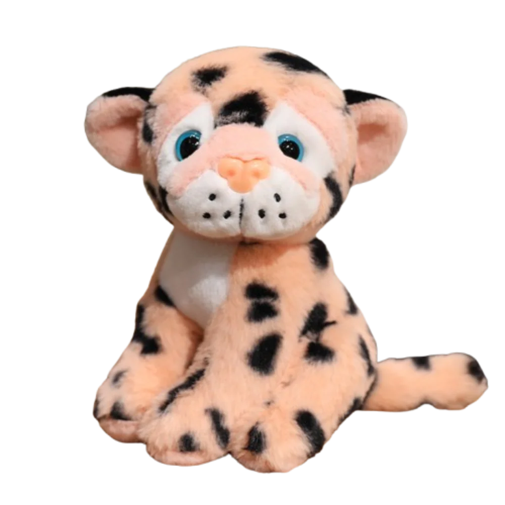 

Креативная полипропиленовая хлопковая имитация леопарда, пушистая сидящая реалистичная кукла леопарда 17/22 см, удобные мягкие игрушки с животными, рождественские игрушки