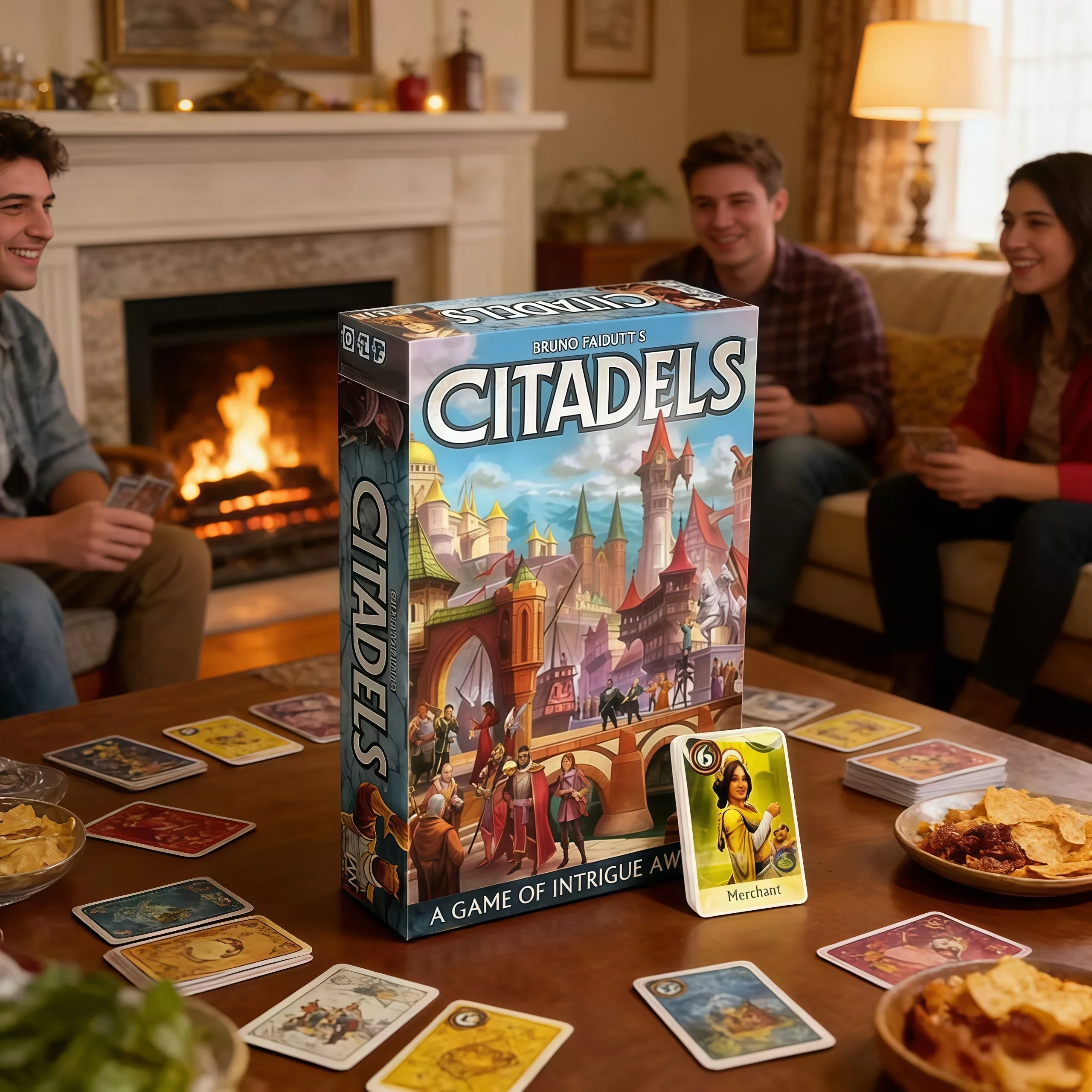 Hot-selling Citadels Revised Edition , Board Game- Master Builder Showdown!  Ages 10+ , 2-8 Players , 30-60 Minutes Playing Time