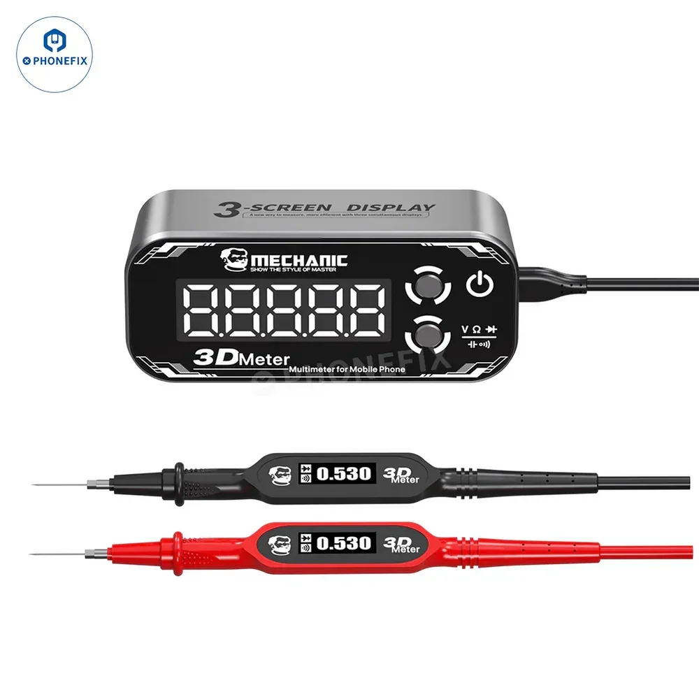Mechanic 3D Meter Detective 3.0 Multimeter Digital Display Screen Phone Repair Voltage Capacitance Resistance Measurement Tool