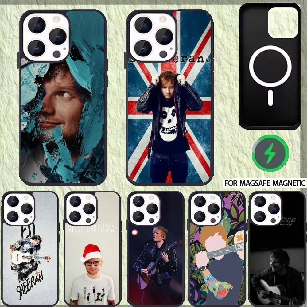 

Чехол для телефона Singer E-Ed Sheeran для iPhone 17,16,15,14,13,12, Plus, Pro, Max для Magsafe Magnetic Wireless Charge