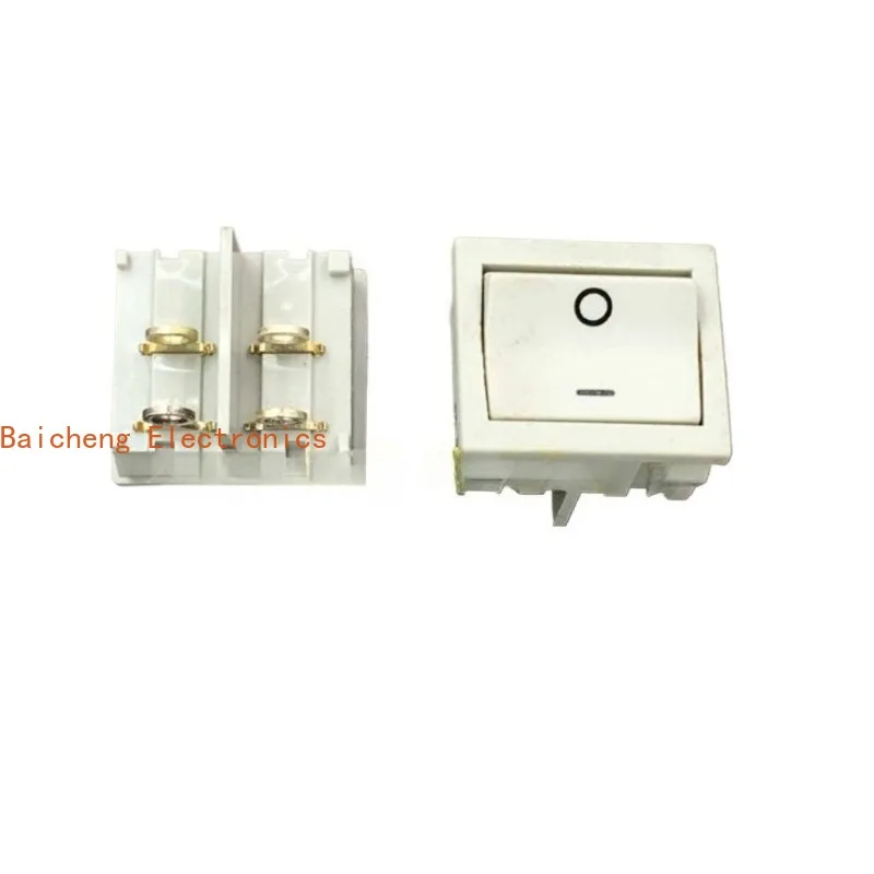 

10PCS 24 * 21 4-pin 2-step boat shaped 10A250V rocker switch power supply TV