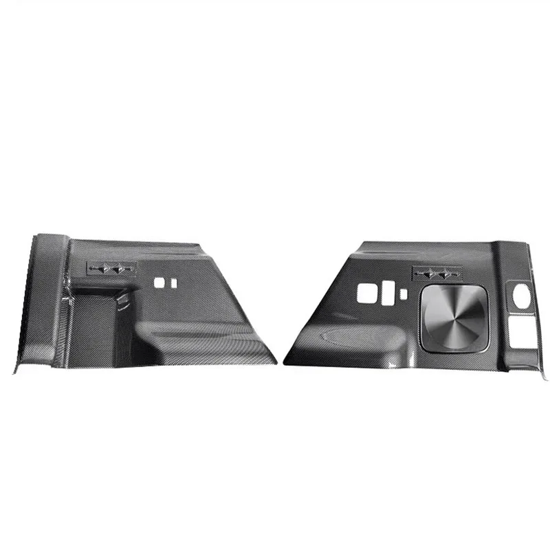 

For Leopard T7 2025-26 Carbon Fiber Pattern Anti-Kick Plates on Both Sides of the Tailgate and Anti-Scratch Trunk Sill Plate
