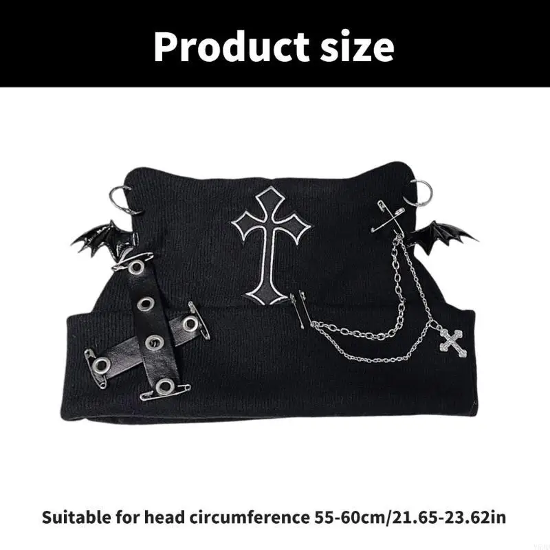 y5jd cosplay ناعمة قبعة متماسكة في الهواء الطلق المراهقين أغطية الشارع الجمجمة لركوب التزلج على التزلج #6