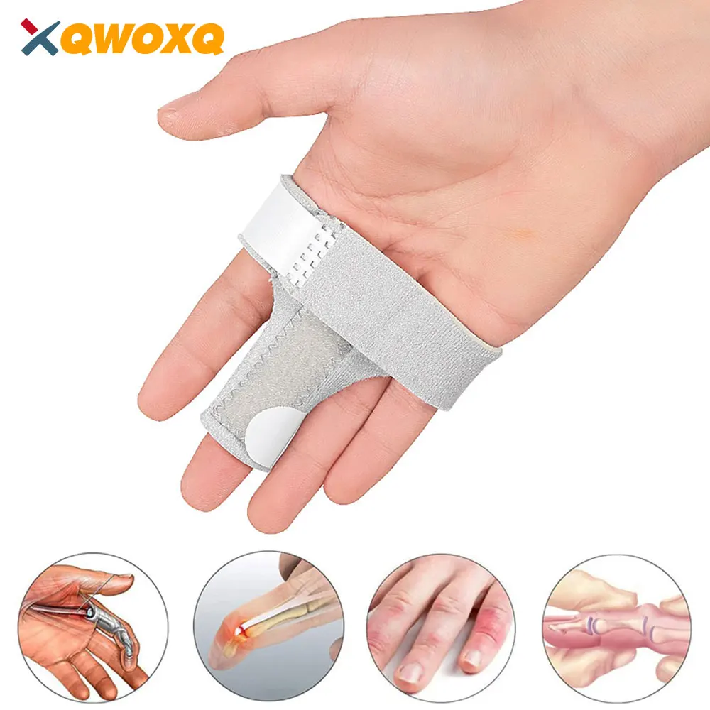 Finger Brace, Trigger Finger Splint for Index Middle Ring Pinky Finger Arthritis Pain, Broken Mallet Finger Stabilizer Supports