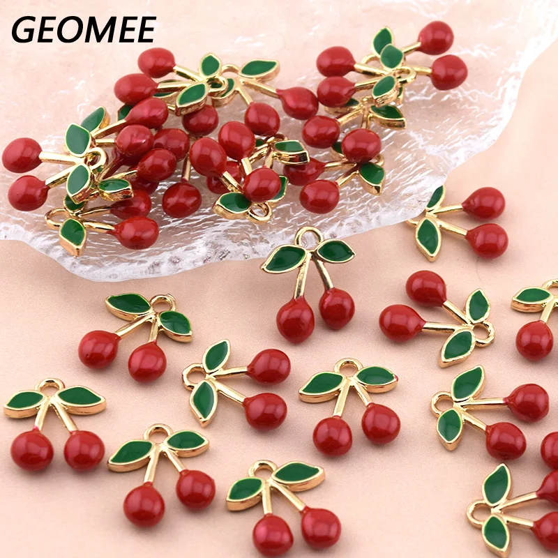 10Pcs Alloy Red Sma…