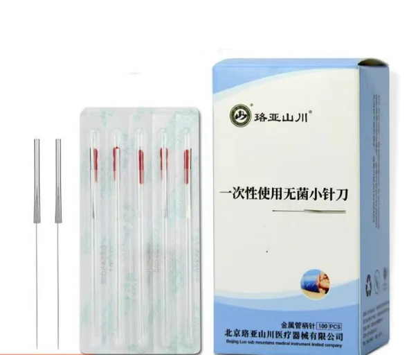 100pcs/box Ultra-micro Needle Knife Needle With Tube Blade Small Needle Knife Shanchuan Sterile Blade Needle