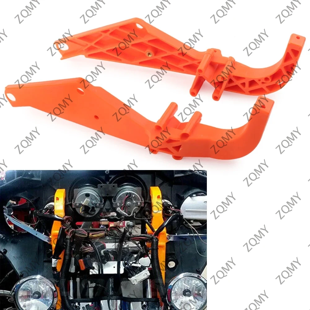 1Pair Motorcycle Inner Fairing Batwing Support w/ Speaker Brackets For Harley Touring Electra Glide FLHTC FLHX Road Street glide