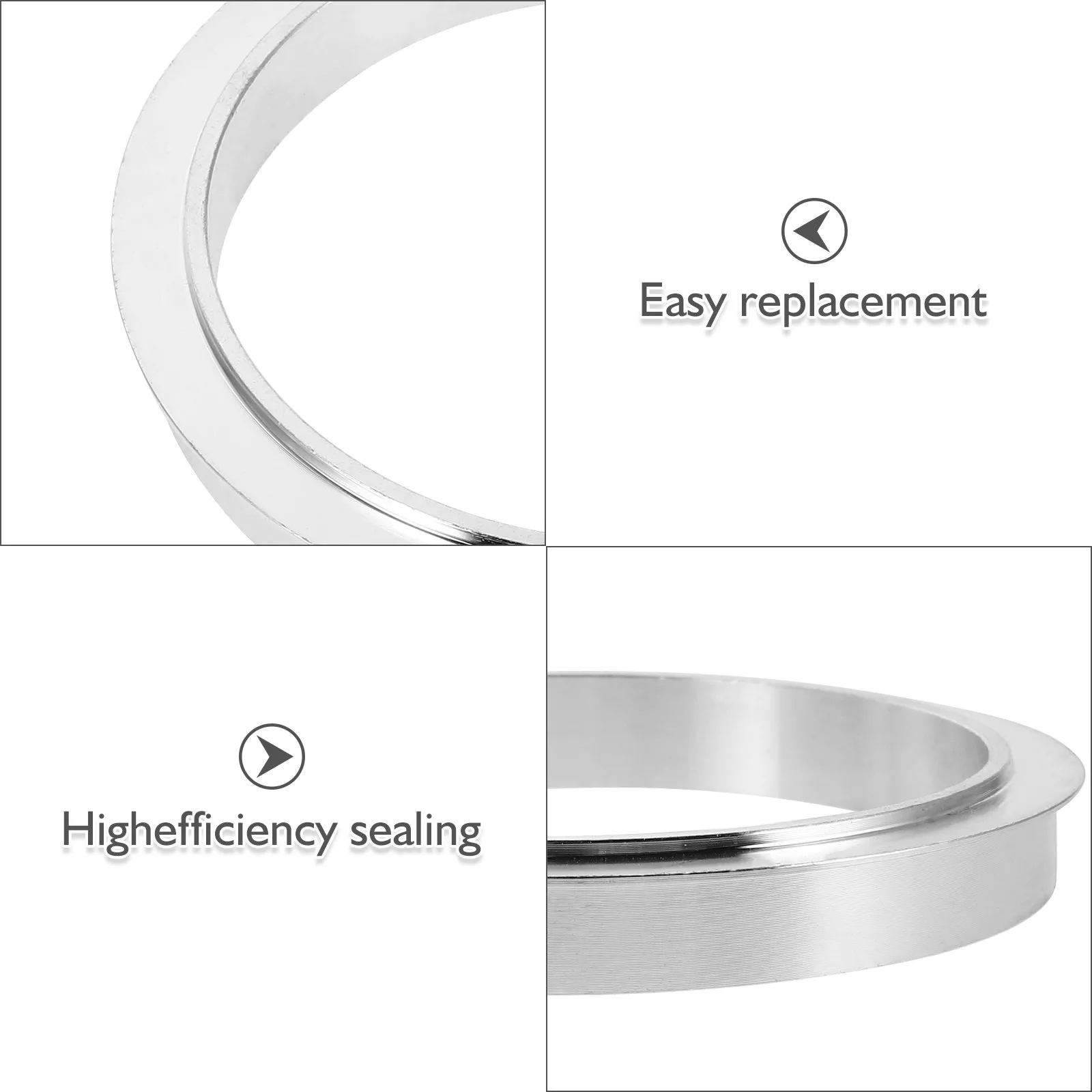 2Pcs Aluminum Sealer Ring 95 to 80 Mm Cup Sealing Machine Accessories for Milk Tea Shops Fast Food Restaurants Beverage view 6