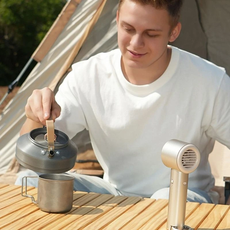 Регулируемый вентилятор с электрическим руком Turbos с 5 скоростями мини -портативного вентилятора для домашнего использования