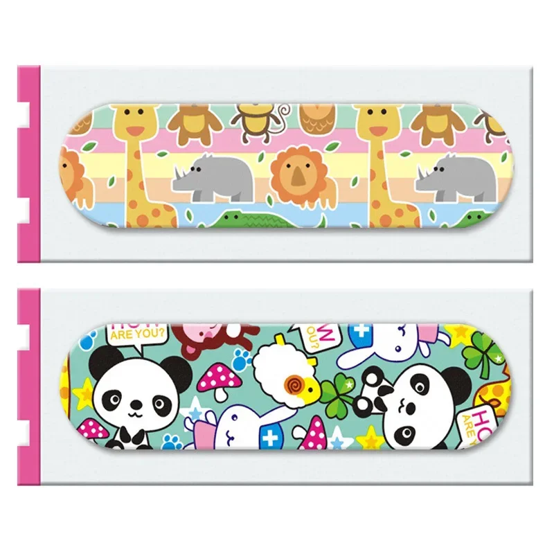 120 stks/doos Cartoon pleister Leuke Mini Kinderen Ademend Transparant Waterdicht Verband Medische Ok Bandages Hemostatische Patch