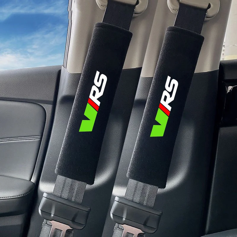 Car Seat Belt Cover Shoulder Protector Pad For Skoda S Skoda Kodiaq Fabia Kamiq Karoq Octavia 3 A5 A7 Rapid Scala Auto Accessory - view 3