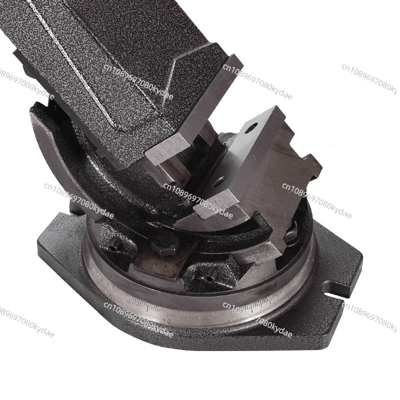 4 Inch 360° Rotary Precision Vise,Inclinable Angle Solid Flat Tongs Taper Vise for Woodworking Metalworking