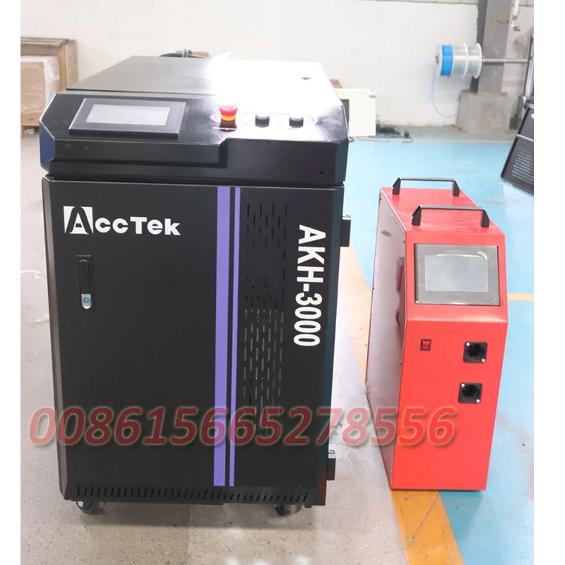 Laser Welder 3000W Dual Wire Wider Bead Stronger Cladding Surfacing Welds Fast Weld Laser Machines 8mm Steel Fully Weld One Time