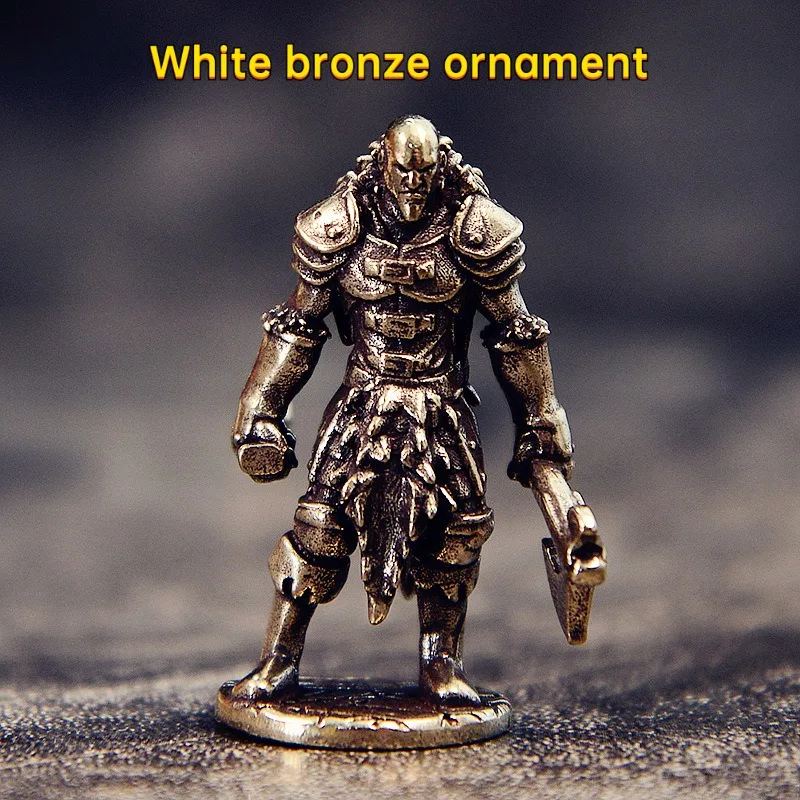 

New Cross-Border European And American Soldier Brass Ornaments Vintage Weathered Model Craft Pieces Office Desk Decorations