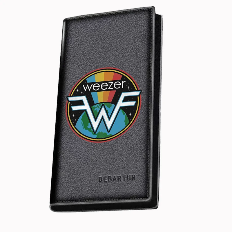 

Music band space world emblem Men's Long Wallets Business Stylish Printing Design Casual Use Christmas Valentine's Father's Day