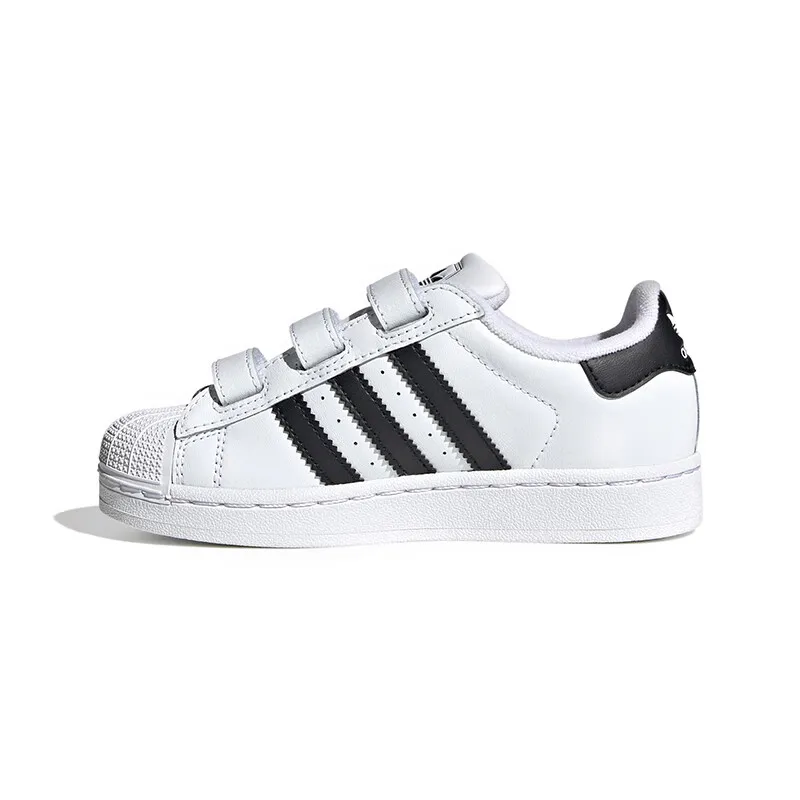 Adidas clover children's shoes children's board shoes classic shell head Velcro sneakers JI3988