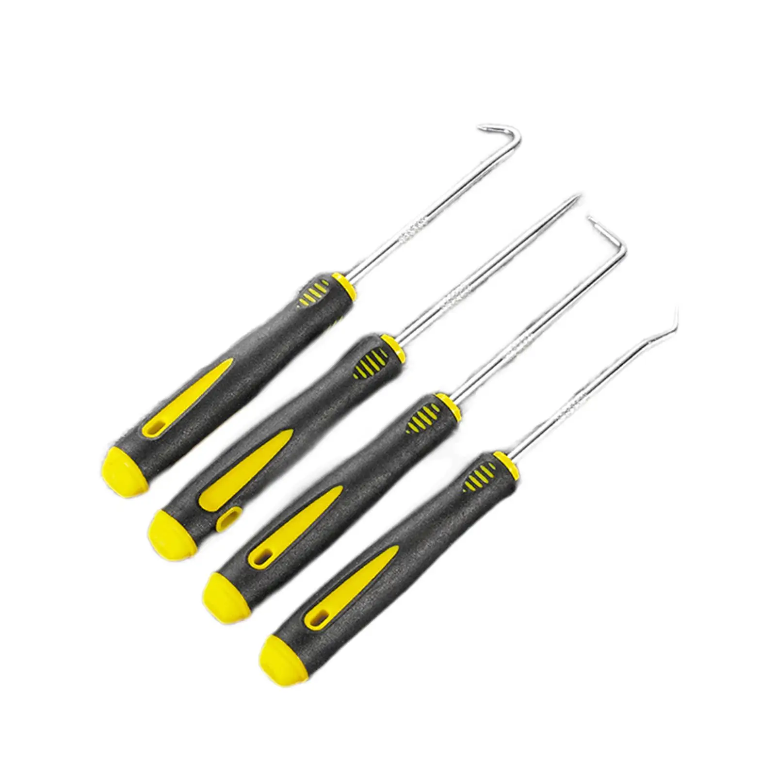 4Pcs Pick and Hook Set Alloy Steel Comfortable Grip for Automotive Versatile