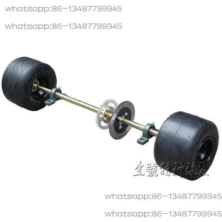 Modified drift three wheel four-wheel go-kart accessories suspension rear axle rear axle 5 inch drift tires