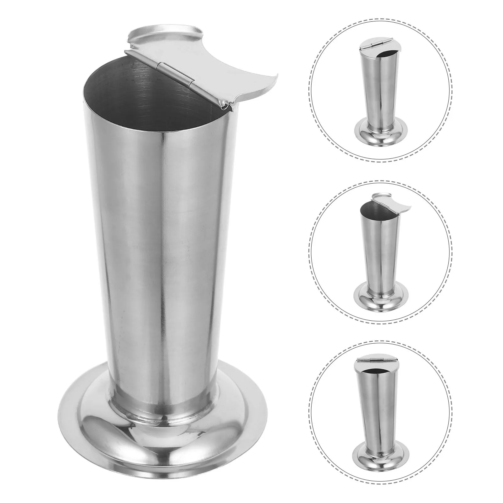 

Stainless Steel Tweezer Holder Durable Antislip Storage Stand for Salon Tattoo Lab Cotton Ball Gauze Tweezer Holder
