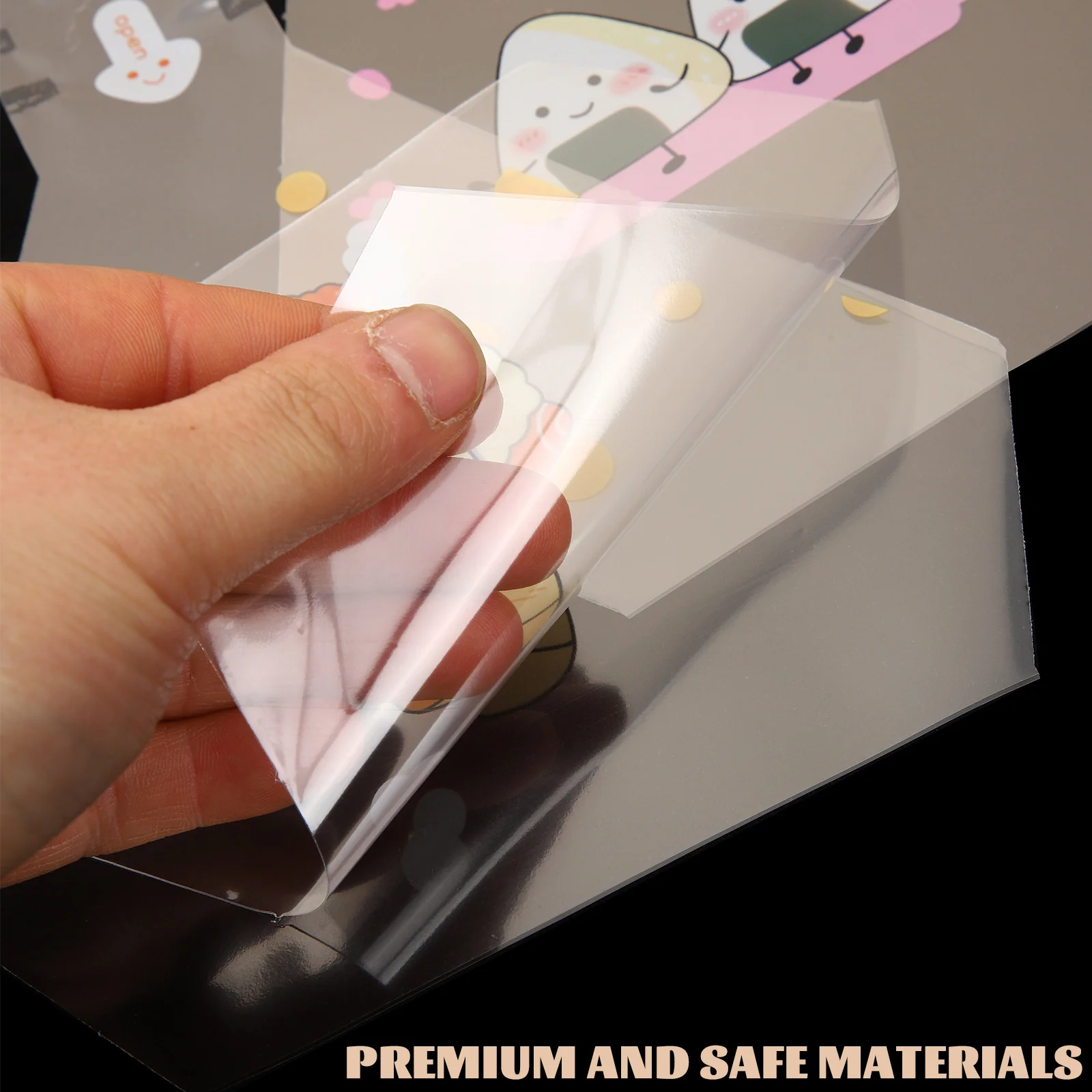 

50 Pcs Triangle Rice Ball Packaging Container Japanese Sushi Wrapper Packing Bag Wrappers Plastic Bags