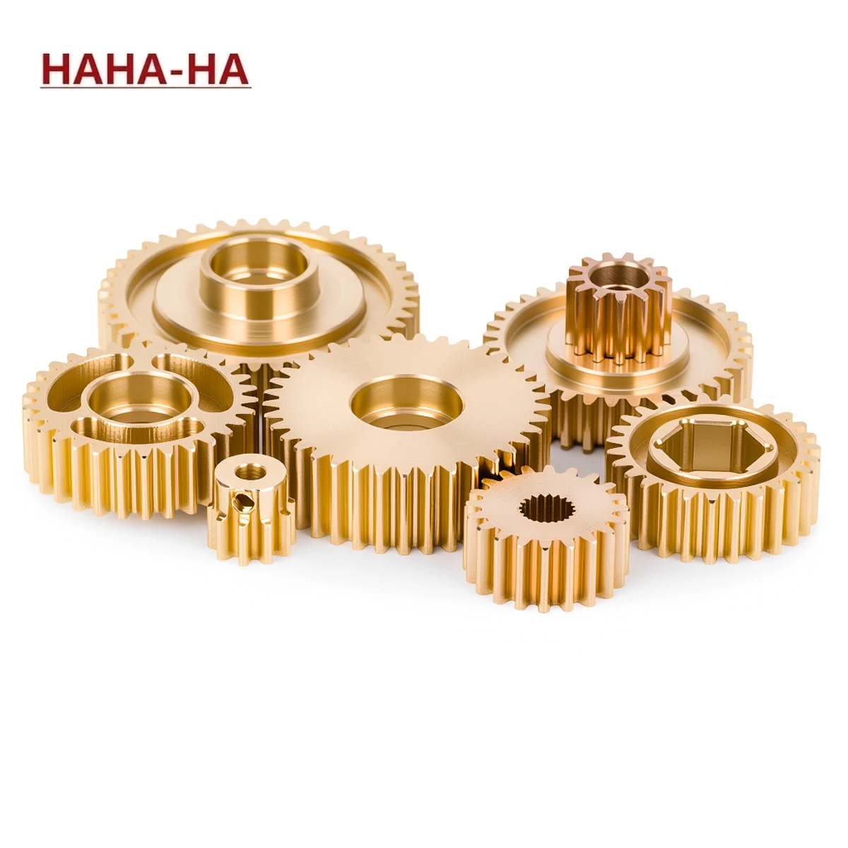 7 stuks Messing Versnellingsbak Gear Set Upgrade Onderdelen voor 1/14 Tamiya RC Truck SCANIA 770S R620 VOLVO FH16 3363 1851 MAN TGS Auto