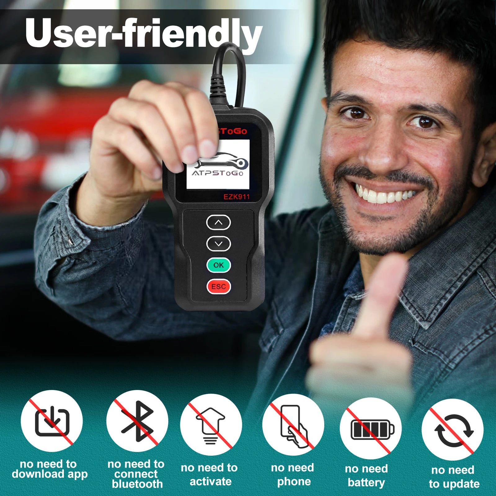 Picture 5: New Replacement Remote Key fob and Programmer tool For2005 2006 2007 2008 Honda Pilot programming Key fob CWTWB1U545