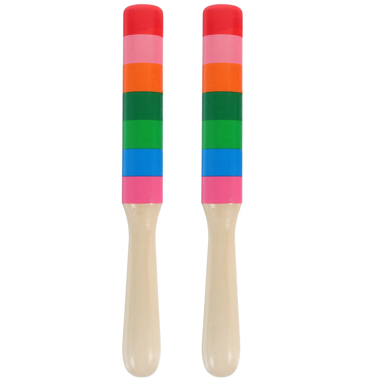 

1Pair Performance Rhythm Sticks Wood Material Precise Beat Training Sturdy Long Term Use Music Education Accessory
