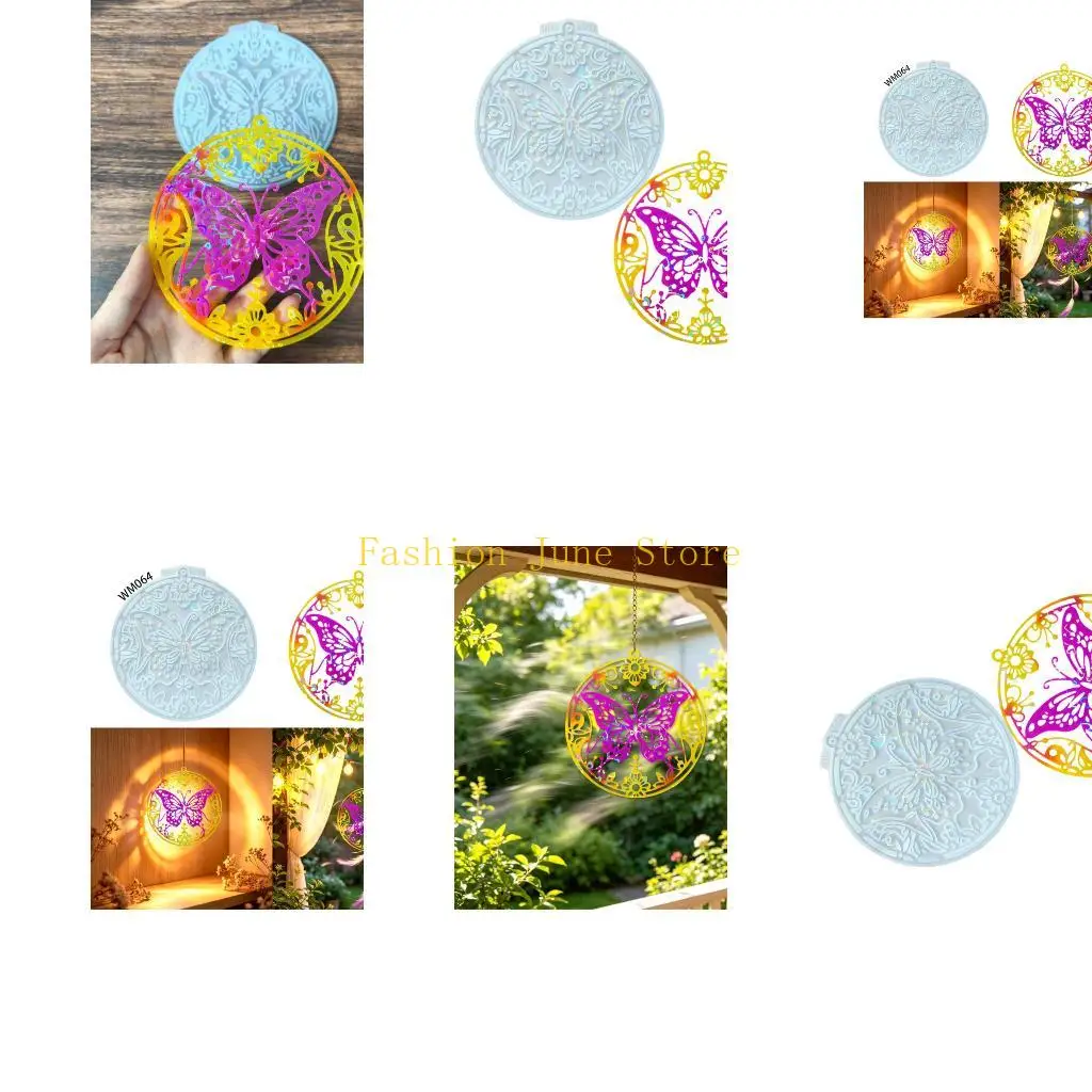 N5KA Butterfly Jewelry Mold with Flexible Silicone Body for Craft Making