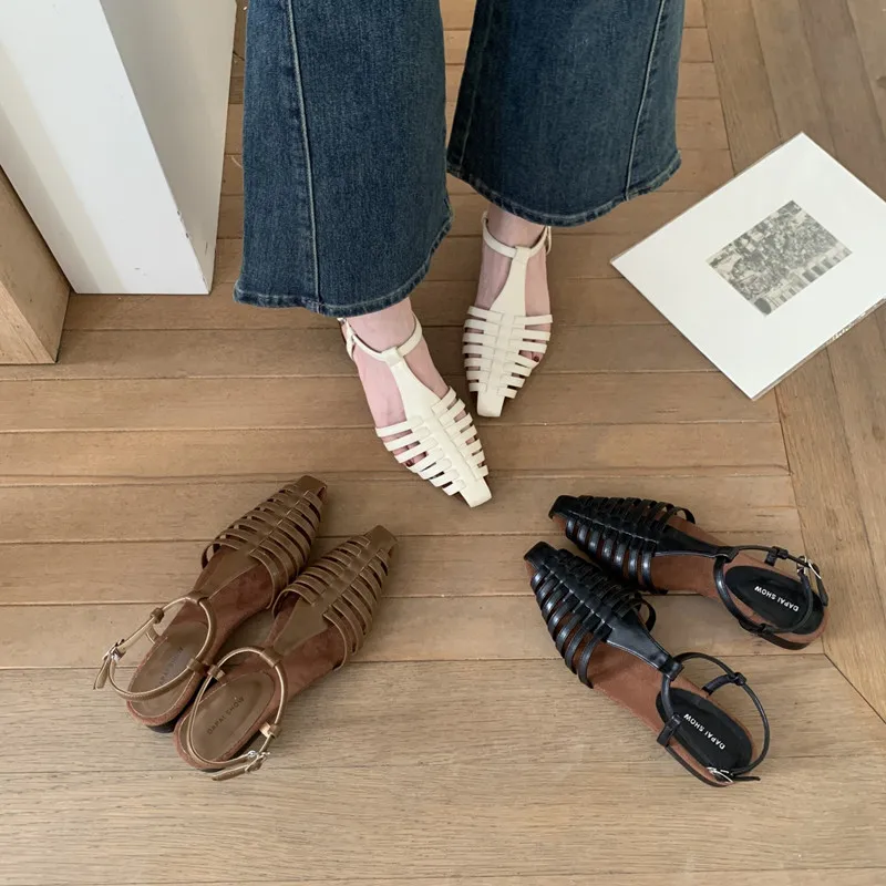 

Bailamos/женские сандалии, модные женские повседневные сандалии с узким ремешком, уличные модельные туфли-гладиаторы на квадратном низком каблуке, Mujer