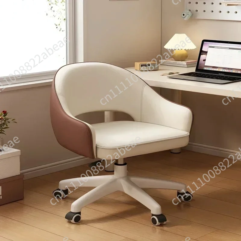 Modern Bedroom Makeup Chair Comfortable Office Manager Chair Sedentary Study Writing Chair Home Boss  with Backrest