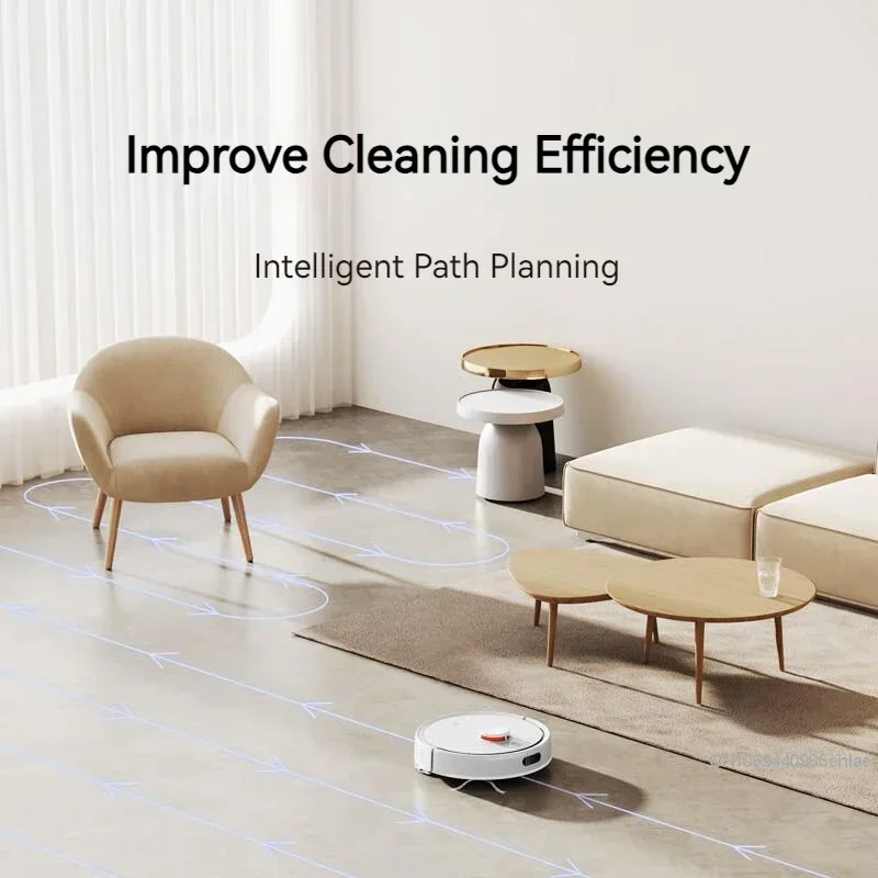XIAOMI MIJIA 로봇 aspirador mopa 3C Plus 5000Pa 가정용 레이저 네비게이션 자동 진공 청소기